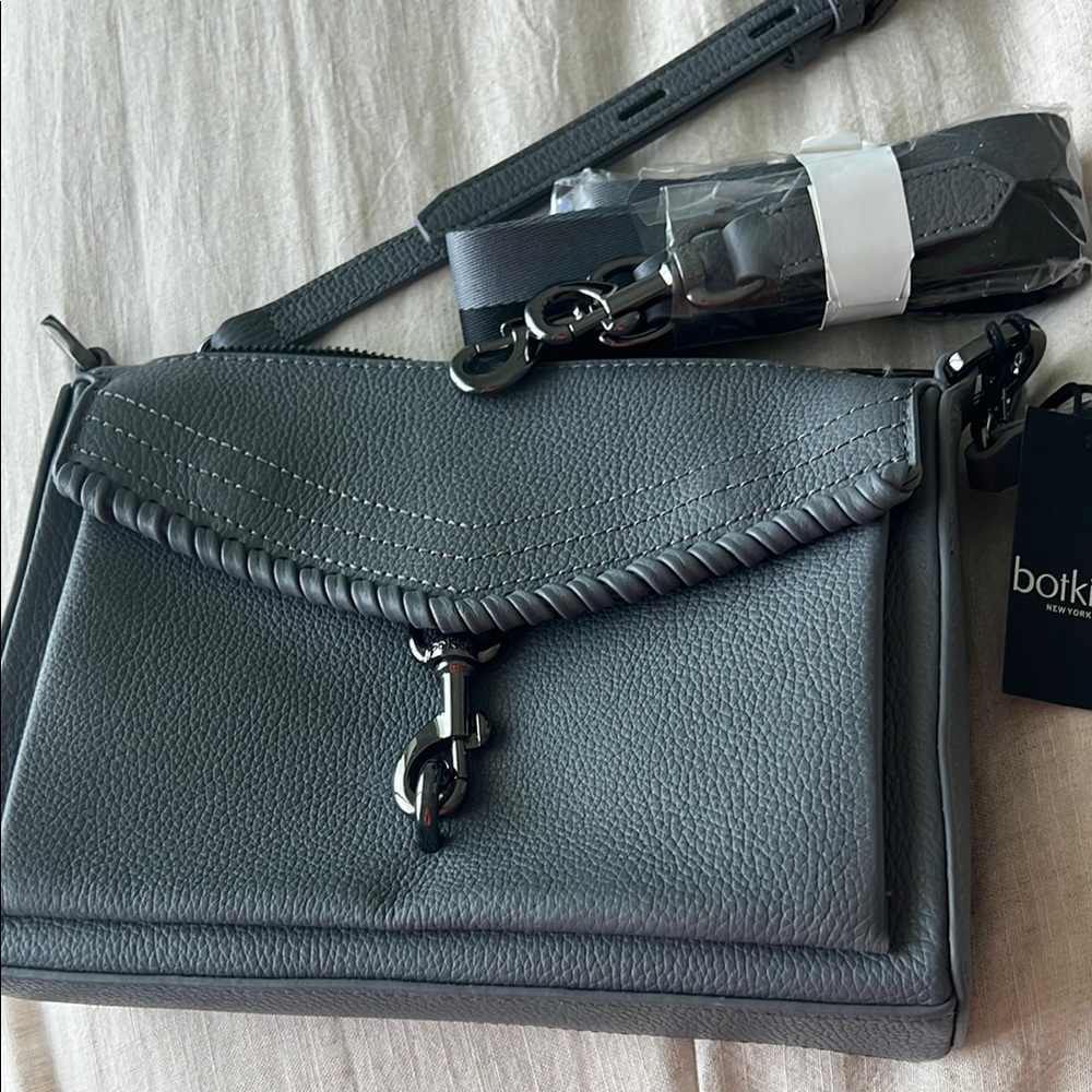 Botkier Blue Leather Crossbody Bag